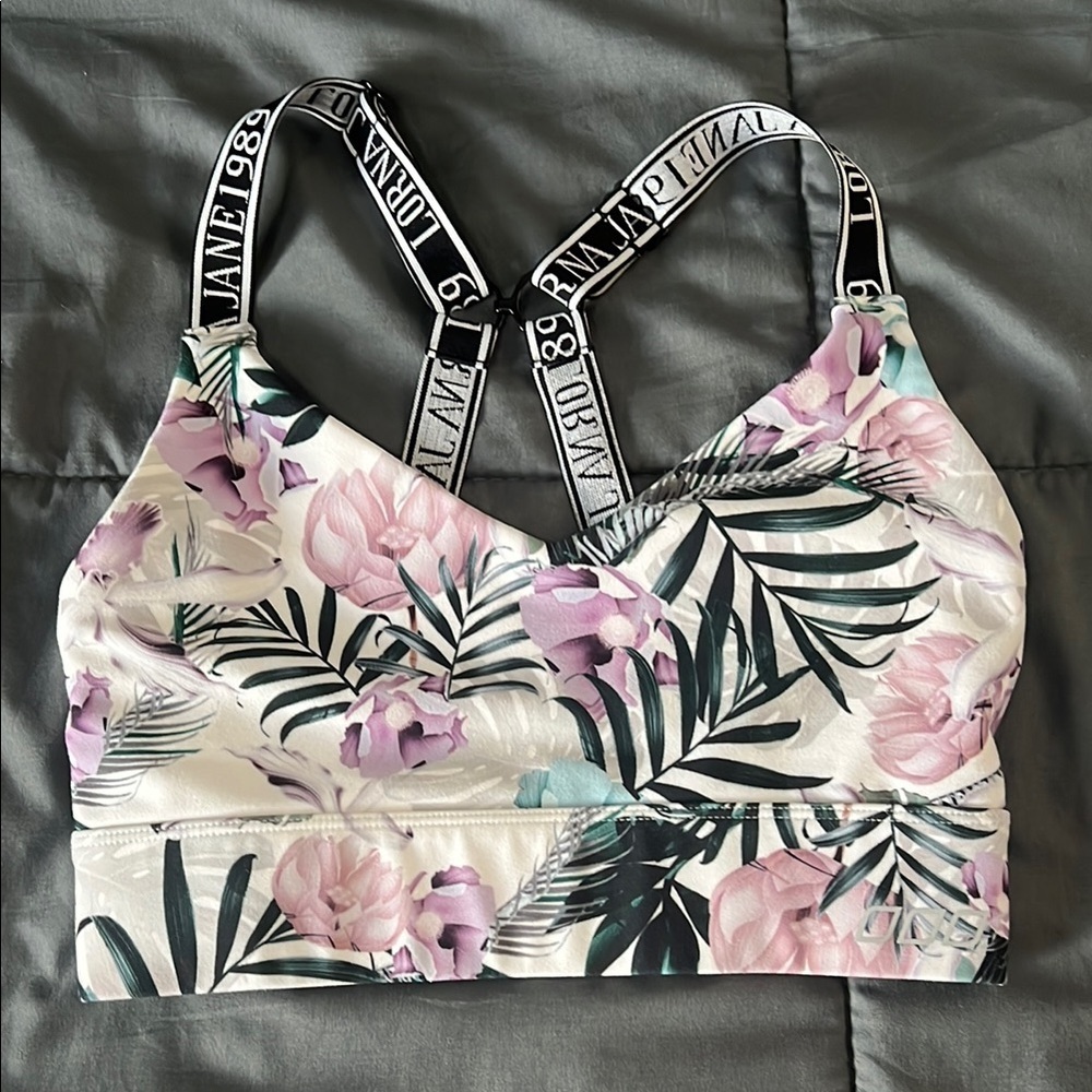 Lorna Jane Floral Sports Bra *Estimated Size XS